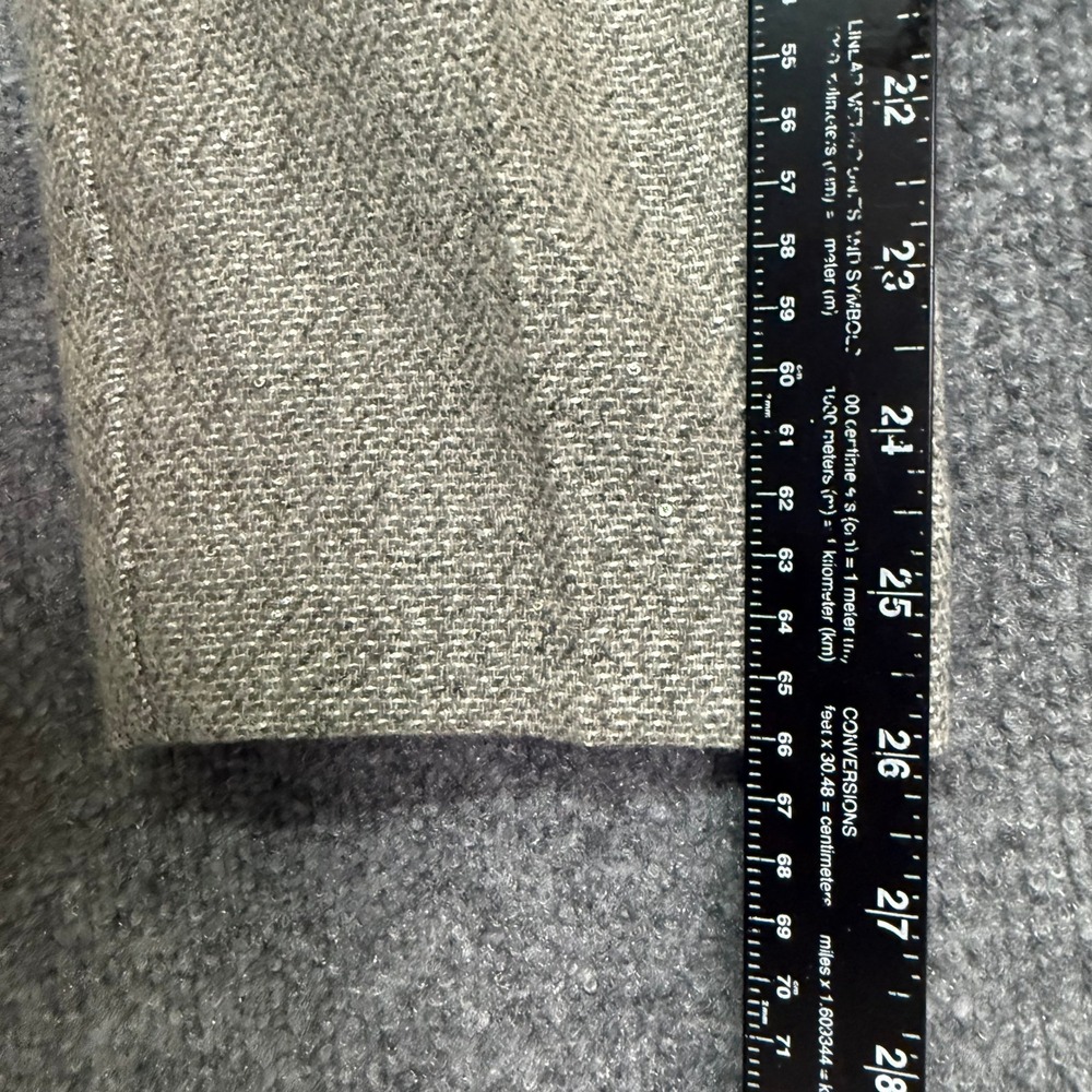 Talbots RSVP Dress Pants Womens 4P Gray Wool Blend Sequin Holiday Party NWT - Picture 8 of 14